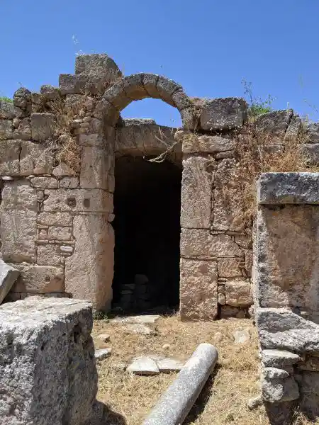 Stone archway at Ancient Corinth